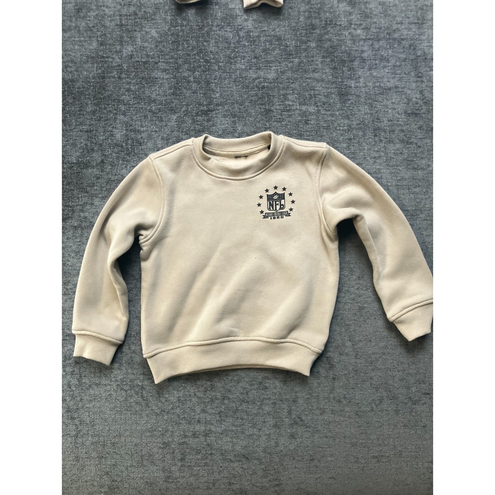 NFL 2 Piece Sweatshirt & Pants Baby Kids 4T Beige National Football League 1920